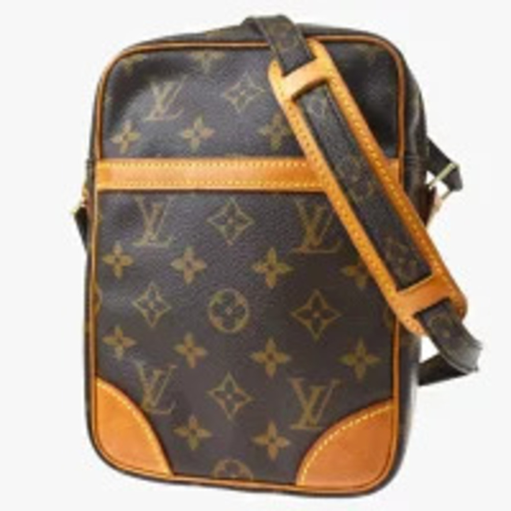 Louis Vuitton Danube Shoulder Bag Monogram Leather